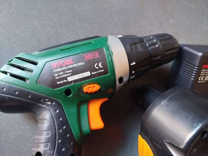 Ryobi 12V Cordless Driver Drill (HCD-12) - Battery & Charger Included