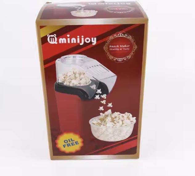 Mini Popcorn Maker  , Tasty Pop Corn in ONLY 3 Minutes. No Oil Used