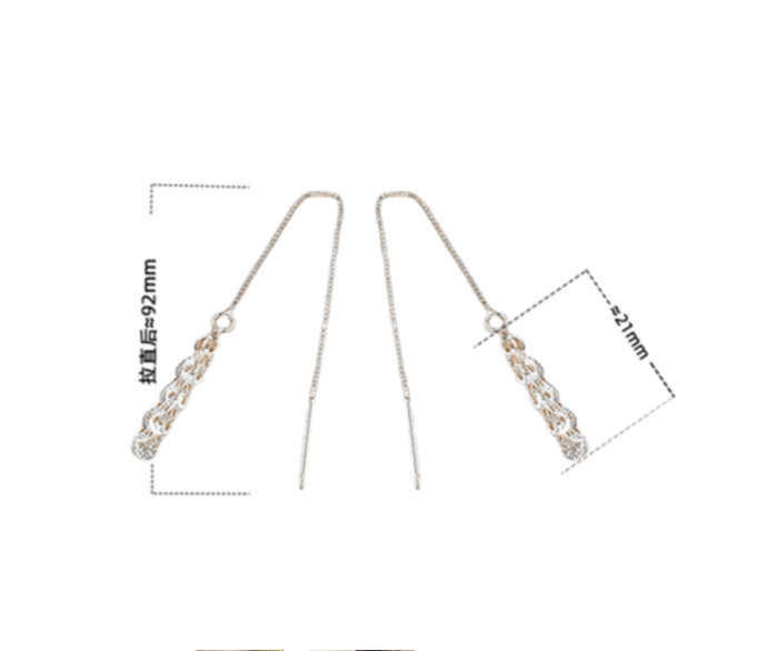 925 Sterling Silver Threader Earrings