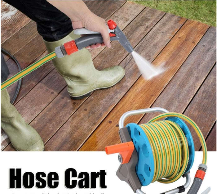 Garden Hose Pipe Reel Set - 30M