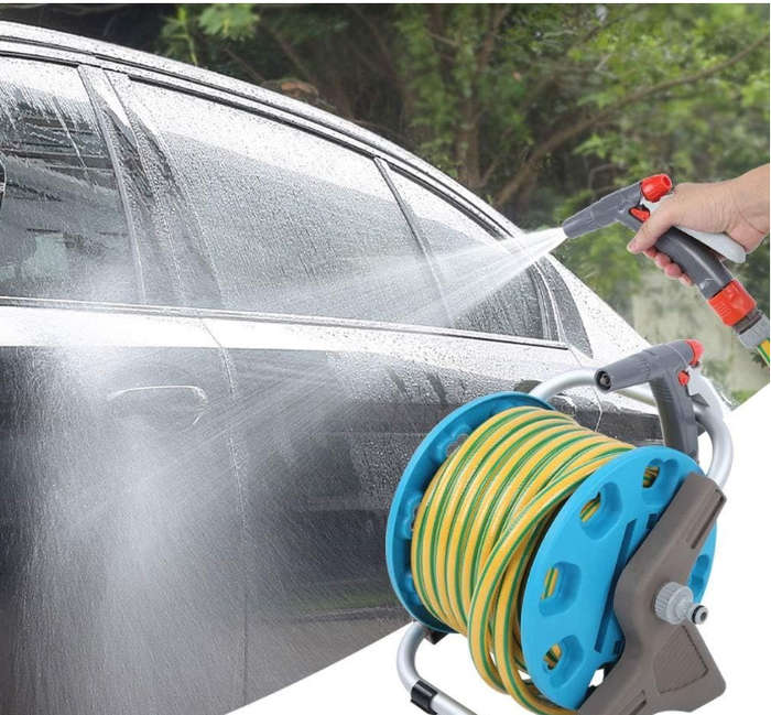 Garden Hose Pipe Reel Set - 30M