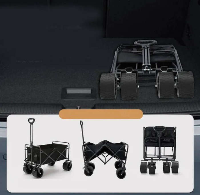 Heavy-Duty Collapsible Camping Wagon/Trolley
