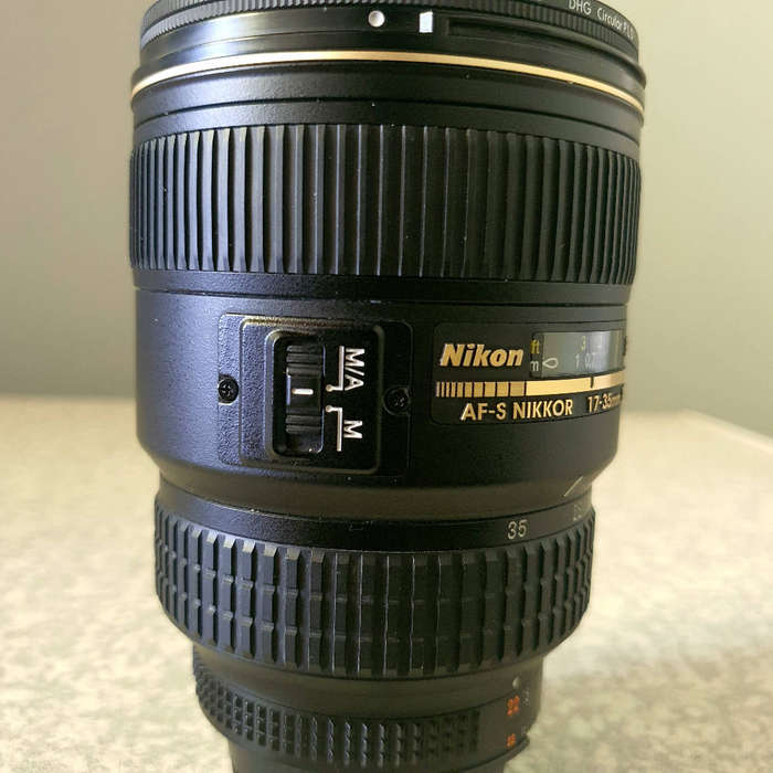 Nikon 17-35mm f/2.8D IF-ED AF-S FX NIKKOR Zoom Lens