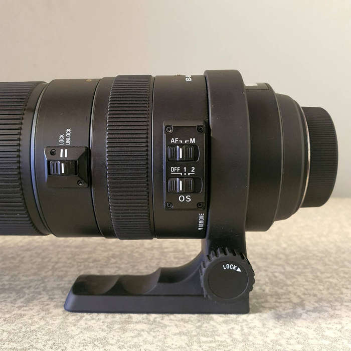 SIGMA 150-500mm F5-6.3 DG OS ( Full kit ) + Case , Box and Papers
