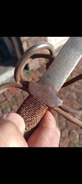 Antique pair of Spanish rapier Toledo del Cid swords