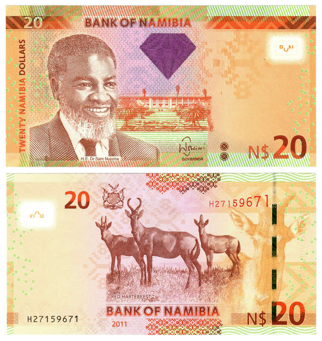 Namibia - 20 Dollars 2011 UNC