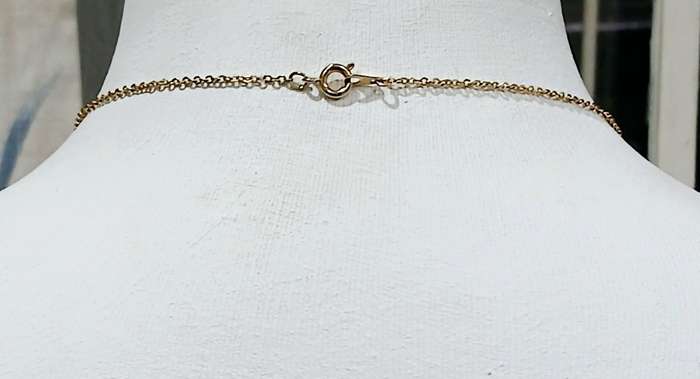 Vintage Gold-Tone Heart and Faux Pearl Pendant Necklace c1970