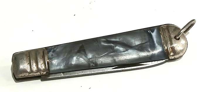 Vintage Mikov Czechoslovakia Faux Mother of Pearl Fruit Knife