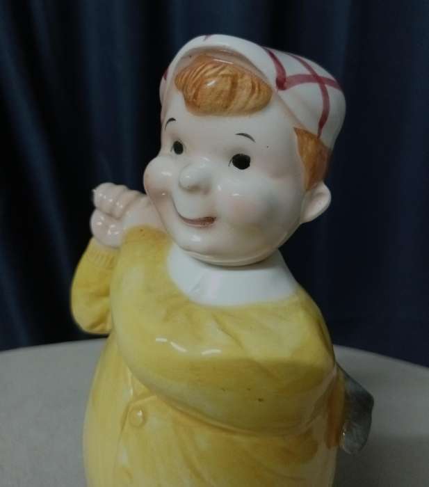 Vintage Ceramic Golfer Figural Decanter - "Golf Is My Handicap"