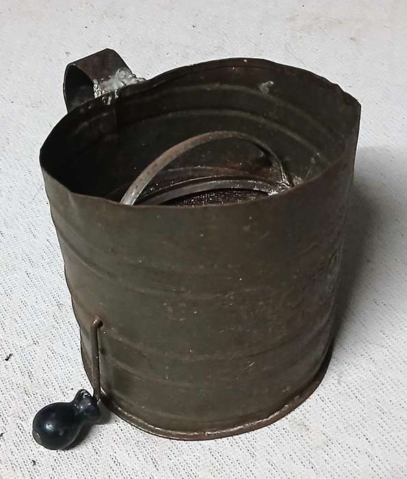 Vintage "VICTOR" Flour Sieve  Rustic Farmhouse Decor Piece