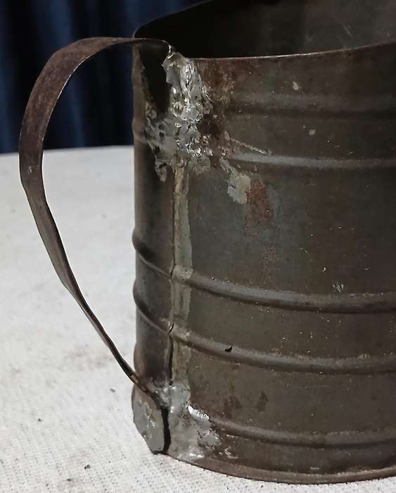 Vintage "VICTOR" Flour Sieve  Rustic Farmhouse Decor Piece