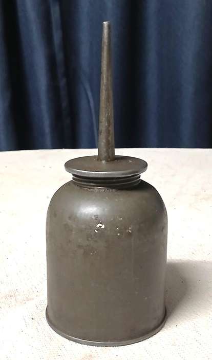 Vintage "Made in Canada" Metal Oil Can  Rustic Industrial Charm for Collectors