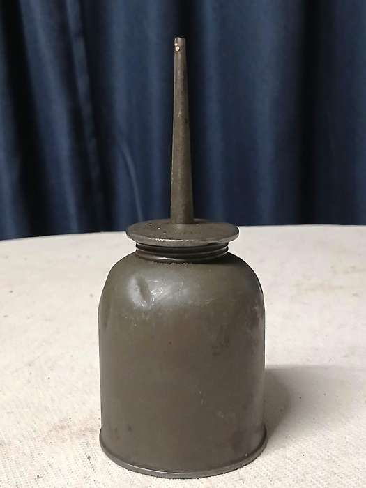 Vintage "Made in Canada" Metal Oil Can  Rustic Industrial Charm for Collectors
