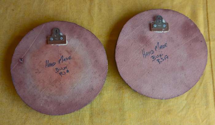 Iconic 70s/80s South African Retro Ceramic Wall Art - Abstract Discs by Buxi
