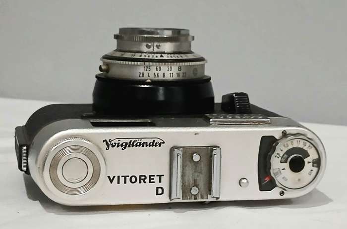1960 Voigtländer Vitoret D Vintage Camera with Leather Case  Clean & Good Condition