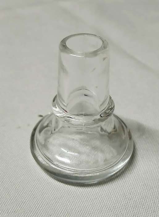 Vintage Retro French Glass Carafe | 1970s Yellow Sunburst Design with Stopper | Pop Art Barware