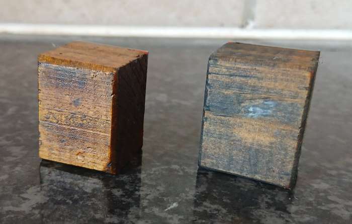 Antique Art Nouveau Letterpress Blocks | Ornate K & D Pair
