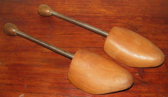 Vintage British-Made Wooden Shoe Stretcher