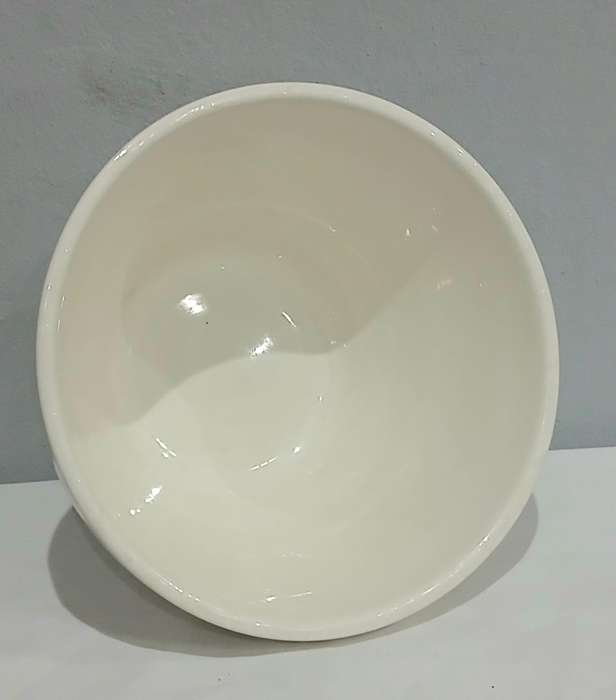 Vintage Burleigh Ware Ironstone Pudding Bowl | Cream Glazed Stoneware | Made in England | c.1940s50