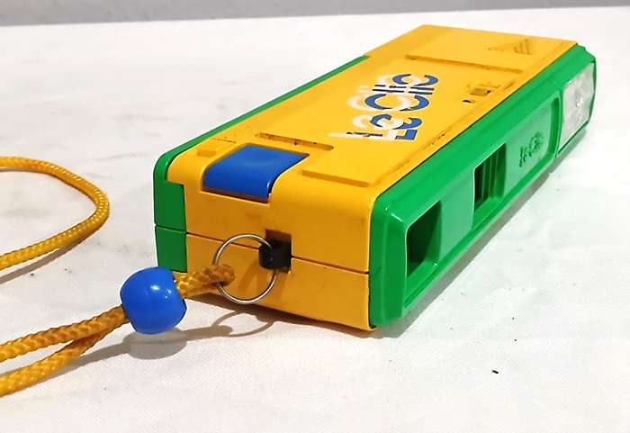 Retro 1980s Plastic Camera | Bright Yellow & Green Le Clic | Made in the USA