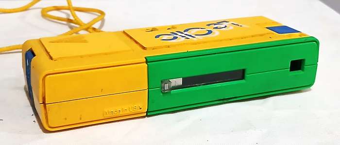 Retro 1980s Plastic Camera | Bright Yellow & Green Le Clic | Made in the USA