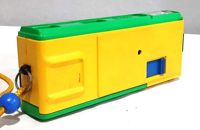 Retro 1980s Plastic Camera | Bright Yellow & Green Le Clic | Made in the USA