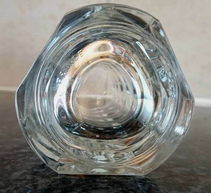 Vintage 1970s Lead Crystal Vase | Geometric Luninarc Design, France