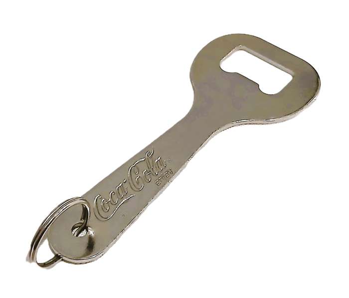 Vintage Chrome Coca-Cola Bottle Opener | Enjoy Branding Keyring