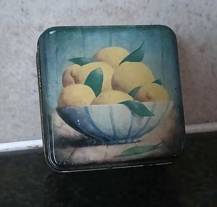 Vintage Citrus-Themed Candy Tins | Decorative Storage Collectibles