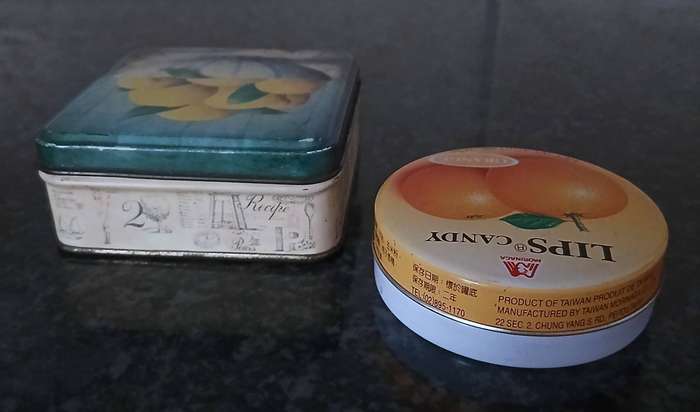 Vintage Citrus-Themed Candy Tins | Decorative Storage Collectibles