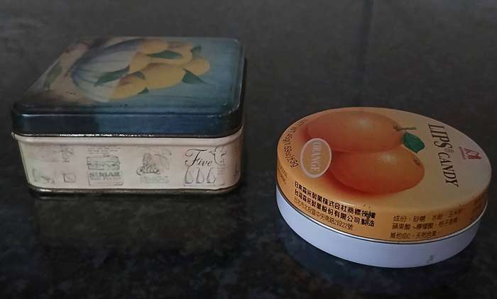 Vintage Citrus-Themed Candy Tins | Decorative Storage Collectibles