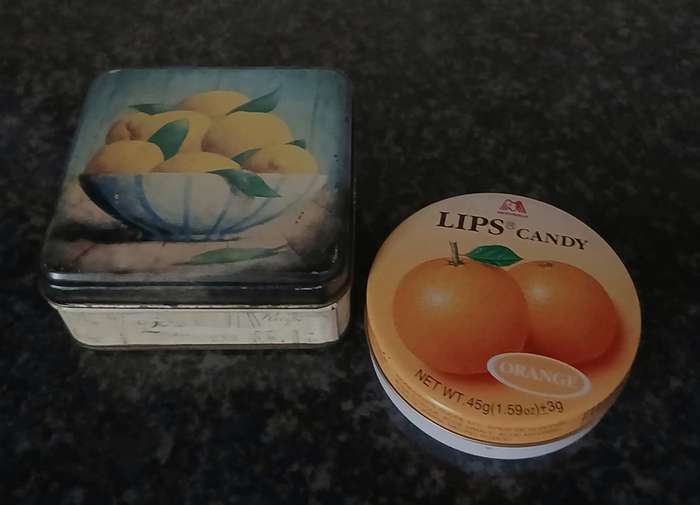 Vintage Citrus-Themed Candy Tins | Decorative Storage Collectibles
