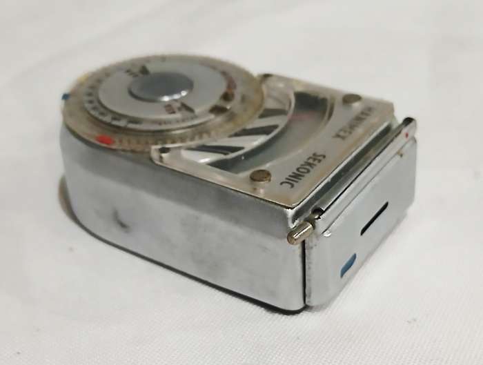 Vintage Hanimex Sekonic Light Meter | Original Leather Case | Classic 1960s Photography Tool