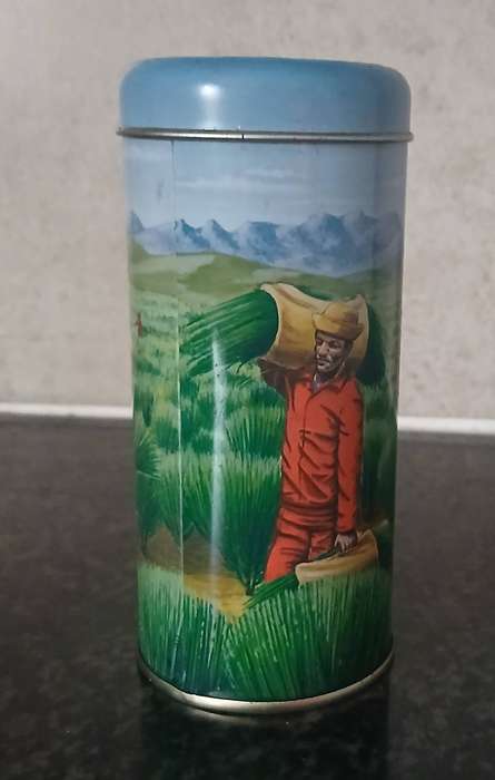 Vintage Rooibos Tea Tin | Harvest Scene Graphics