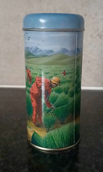 Vintage Rooibos Tea Tin | Harvest Scene Graphics