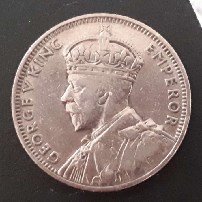 1934 Mauritius 1/4 rupee