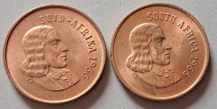 1966 RSA 1 CENT PAIR