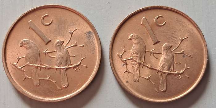 1966 RSA 1 CENT HIGH GRADE PAIR