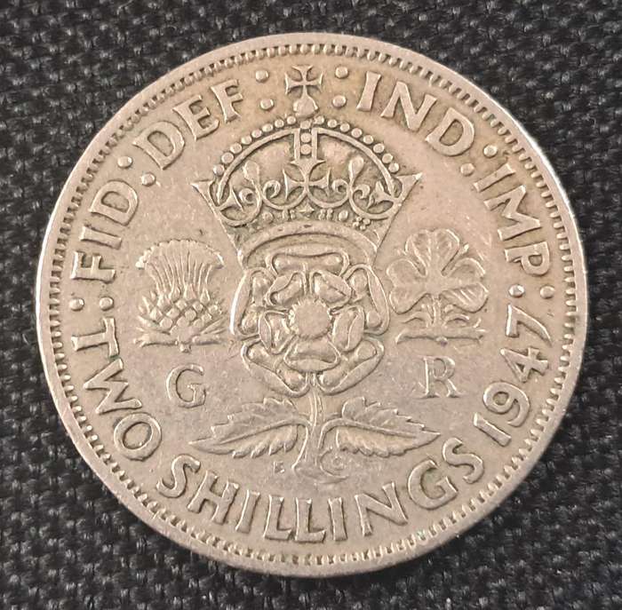 1947 GREAT BRITAIN TWO SHILLING