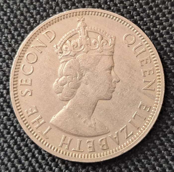 1955 MALAYA & BRITISH BORNEO 50 CENTS (H)