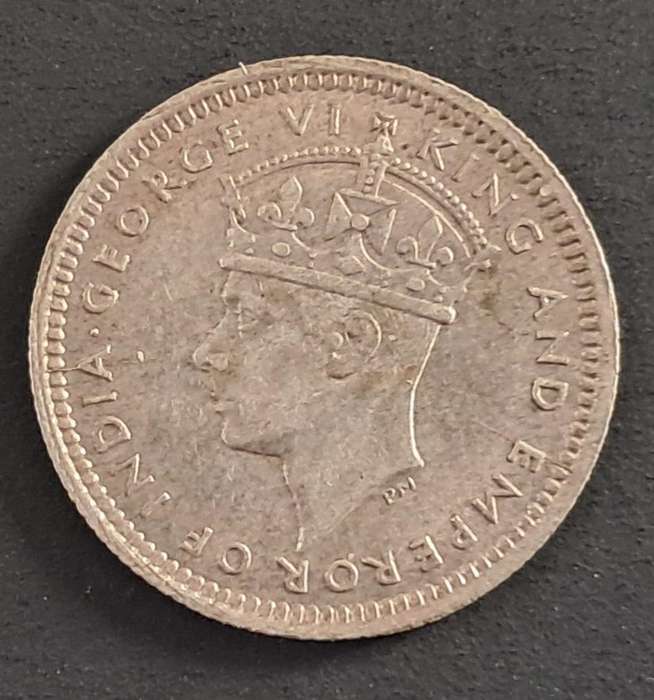 1943 MALAYA COMMISSIONERS OF CURRENCY 5 CENTS