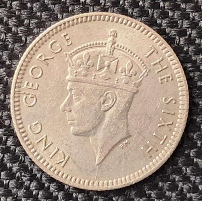 1948 MALAYA COMMISSIONERS OF CURRENCY 5 CENTS