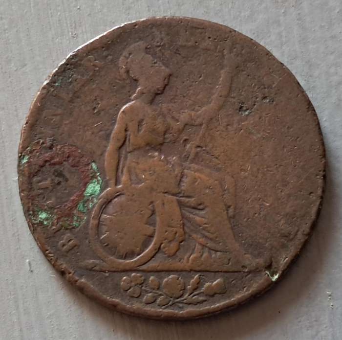 1827 GREAT BRITAIN HALF PENNY