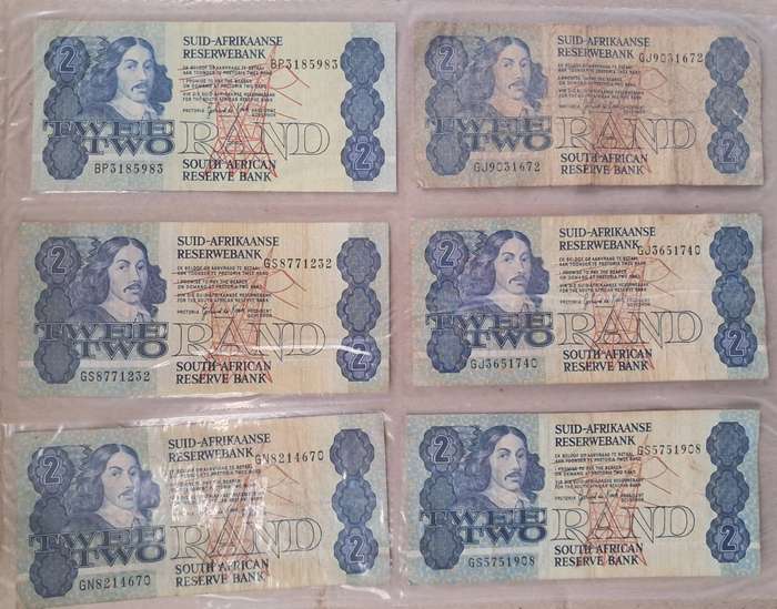 6 X RSA TWO RAND