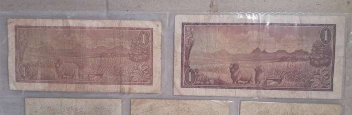 5 X SOUTH AFRICA ONE RANDS
