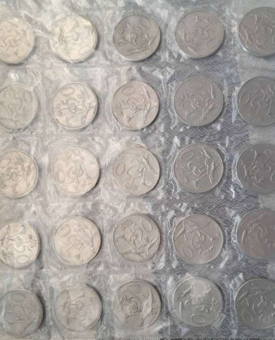 RSA 50 & 20 CENT COMBO : 40 COINS