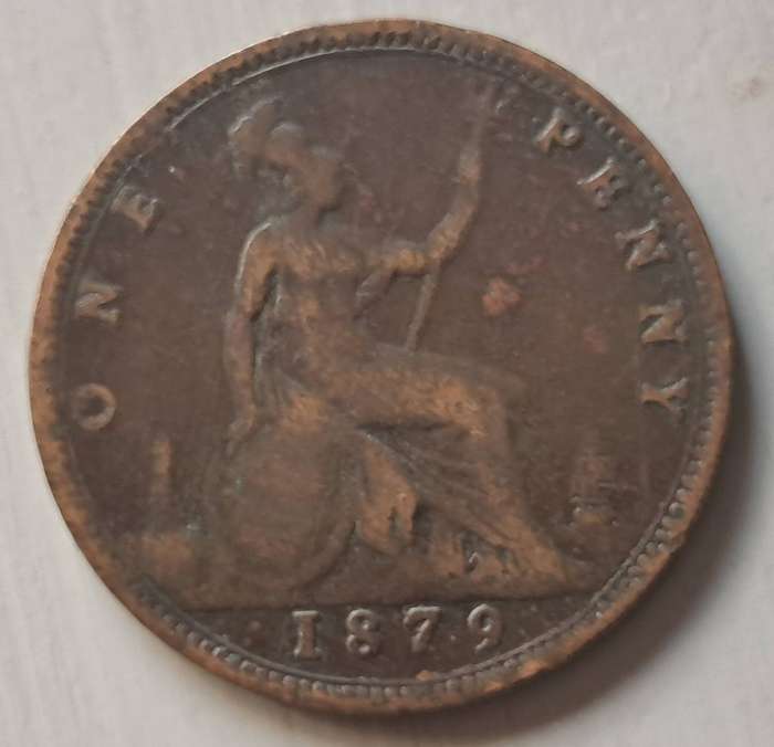 1879 GREAT BRITAIN ONE PENNY