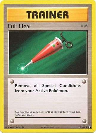Pokemon Trading Card Game -  Full Heal - 78/108 - Uncommon XY: Evolutions