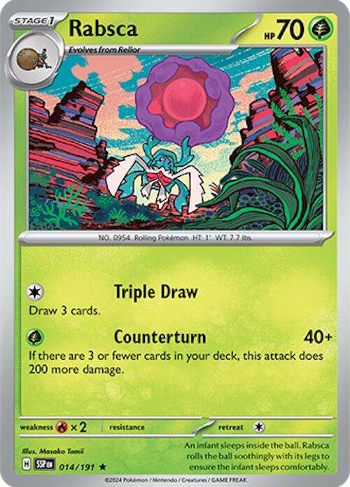 Pokemon Trading Card Game - Rabsca [Holo] #14 Pokemon Surging Sparks