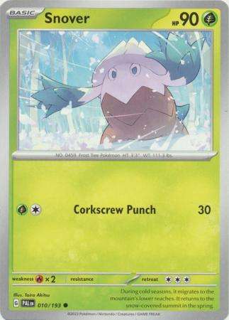 Pokemon Trading Card Game - Snover - 010/193 - Common Scarlet & Violet: Paldea Evolved